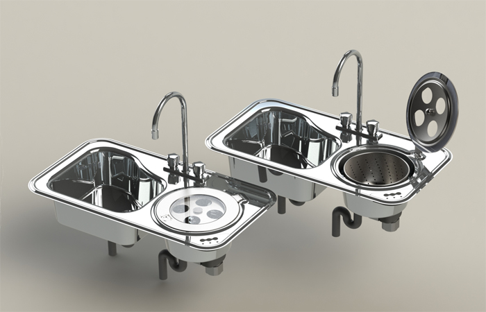 kitchen sink blender faucet